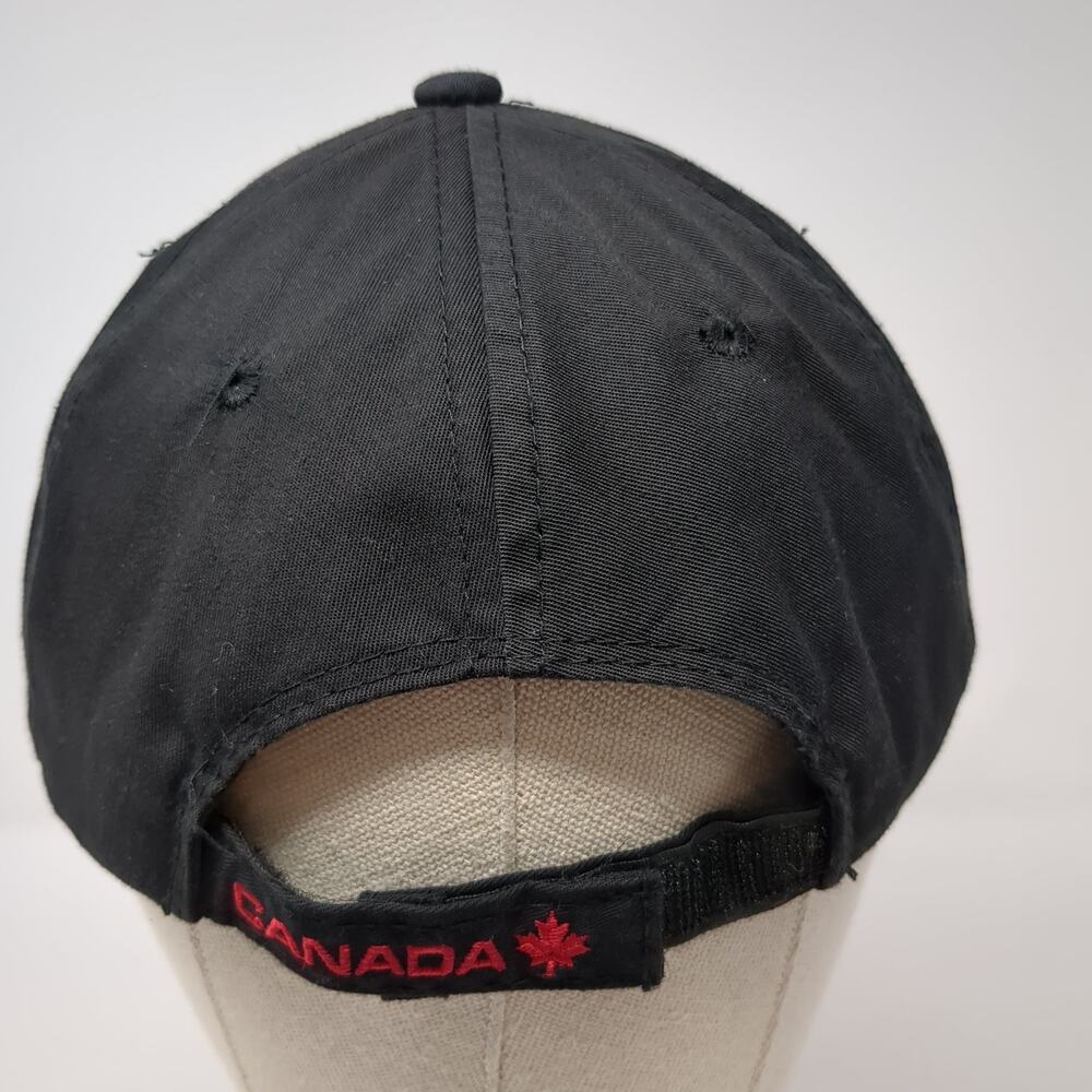 Simplot Canada Strapback Baseball Cap Black Os Ad… - image 6